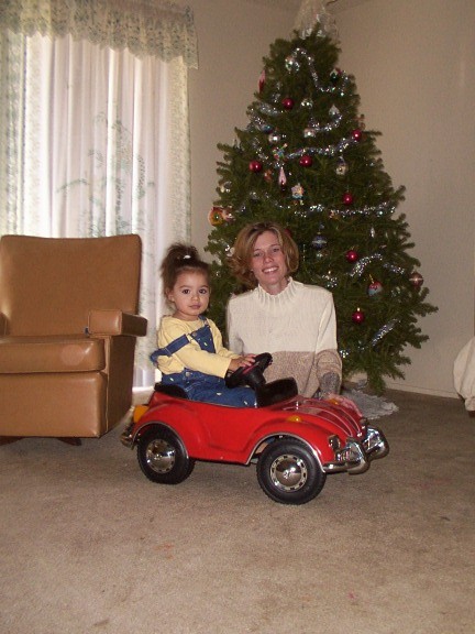 Kris and Kaitlyn, Christmas 2002